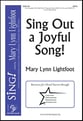 Sing Out a Joyful Song! SATB choral sheet music cover